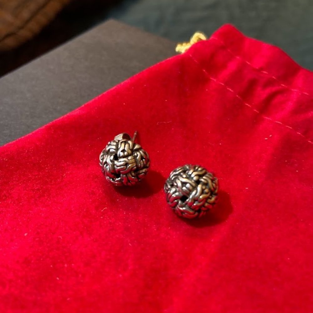 John Hardy sterling silver earrings